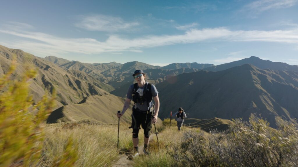 trampers walking in the mountains
